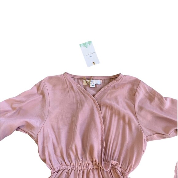 NWT Peyton Bre Mauve Bell Sleeve Boho Blouse 10 - Picture 2 of 5